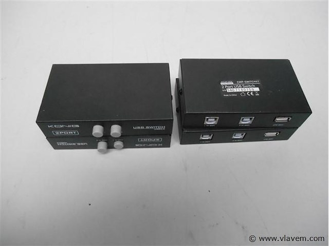 4x kong 2port usb switch - afbeelding 1 van  1