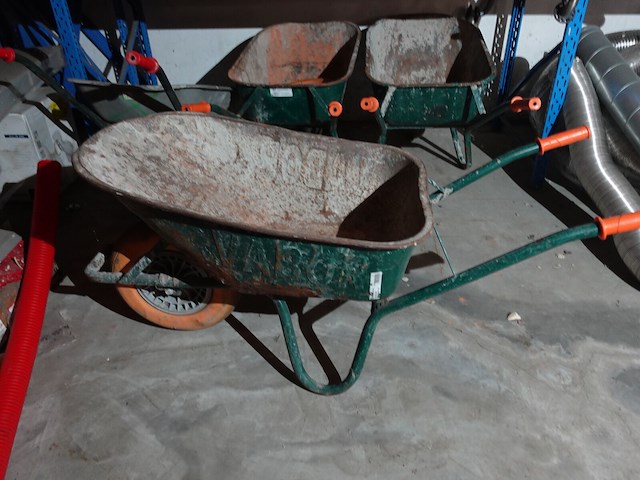 4x kruiwagen - afbeelding 1 van  2