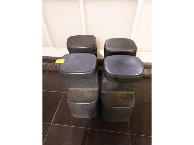 4x kunstof stoel - afbeelding 2 van  3