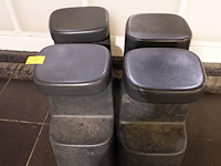 4x kunstof stoel - afbeelding 2 van  3