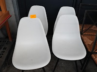4x kuntstof stoel vitra - afbeelding 1 van  5