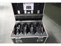 4x led strobe stormy cc + flightcase