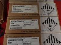 4x lithium ion fietsbatterij bosch + 4 x lader