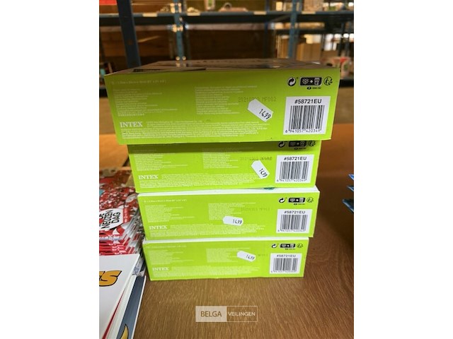 ± 4x luchtbed intex - afbeelding 3 van  3