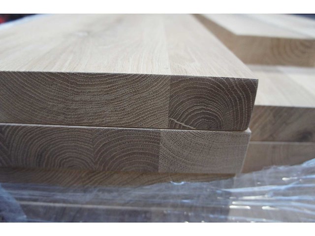 4x massief eiken legborden 80cm - afbeelding 1 van  4