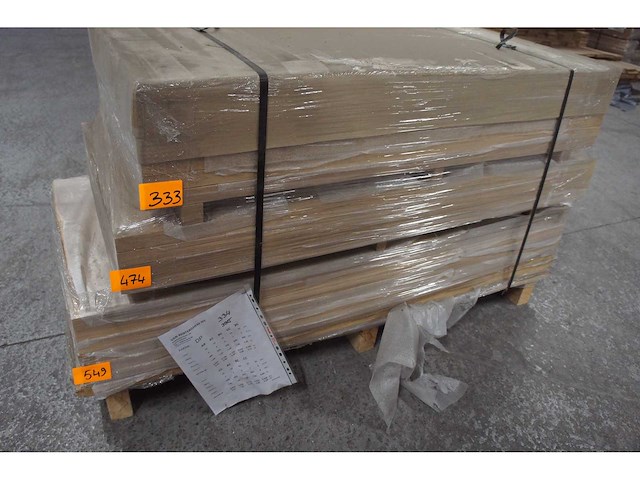 4x massief eiken traptreden 33mm - afbeelding 1 van  4