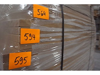 4x massief eiken traptreden/legborden 25mm - afbeelding 2 van  5