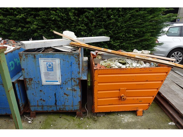 4x metalen container + inhoud - afbeelding 4 van  9