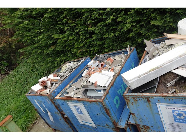 4x metalen container + inhoud - afbeelding 5 van  9