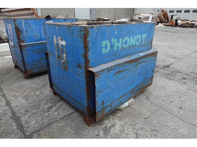 4x metalen container + inhoud - afbeelding 4 van  9