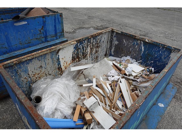 4x metalen container + inhoud - afbeelding 5 van  9