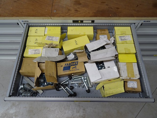 4x metalen ladekast lista + inhoud - afbeelding 6 van  37