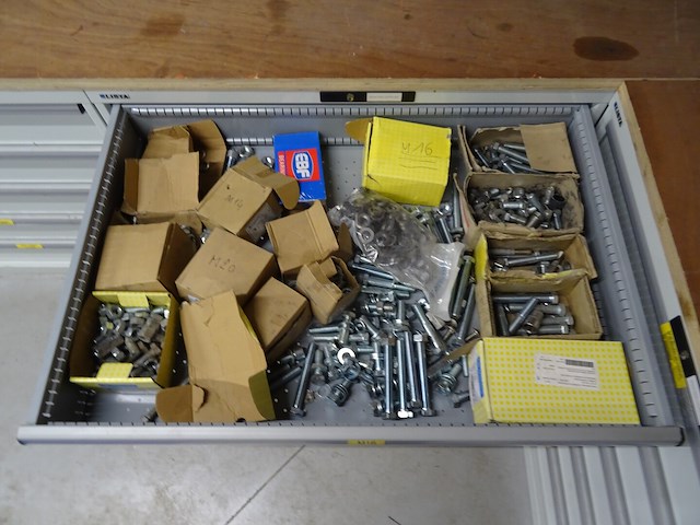 4x metalen ladekast lista + inhoud - afbeelding 18 van  37