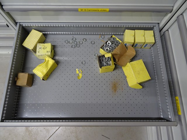 4x metalen ladekast lista + inhoud - afbeelding 22 van  37