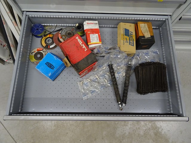 4x metalen ladekast lista + inhoud - afbeelding 34 van  37