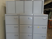 4x metalen ladekast - afbeelding 1 van  3