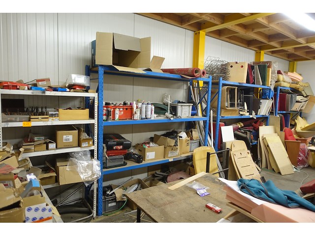 4x metalen rek + inhoud - afbeelding 1 van  16