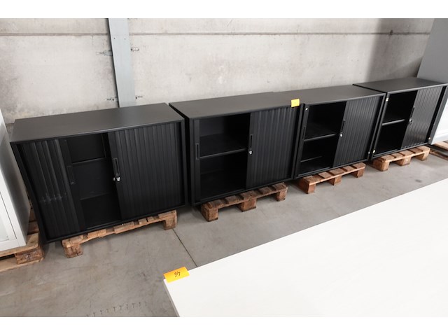 4x metalen roldeurkast - afbeelding 1 van  4