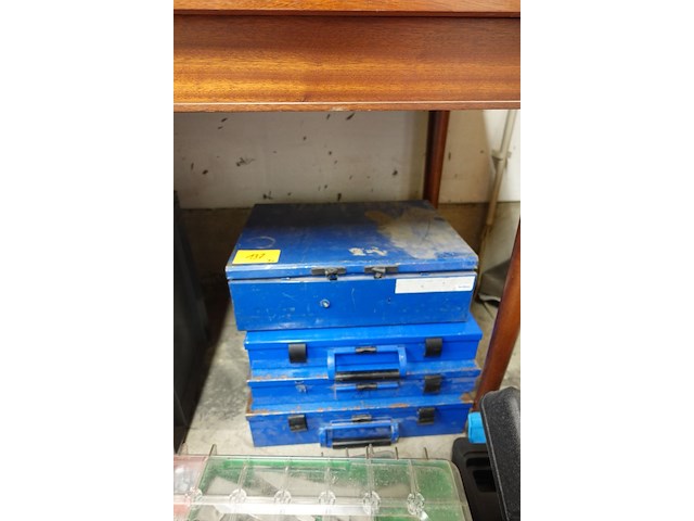 4x metalen sorteerkoffer sortimo - afbeelding 1 van  5