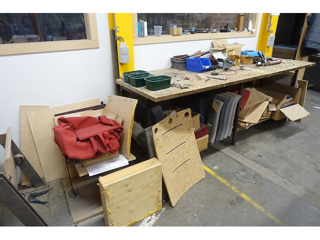 4x metalen werktafel + inhoud - afbeelding 4 van  24