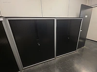 (4x) middelhoge dossierkasten