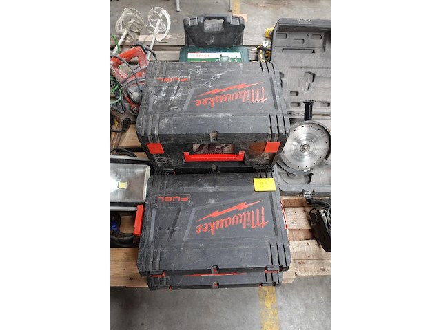 4x milwaukee koffer - afbeelding 1 van  3