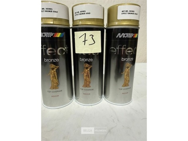 4x motip bronze gold 400ml (houdbaar tot 2034) - afbeelding 2 van  3