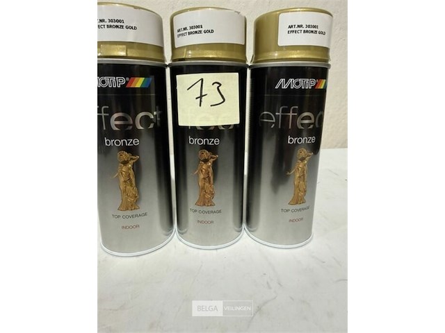 4x motip bronze gold 400ml (houdbaar tot 2034) - afbeelding 2 van  3