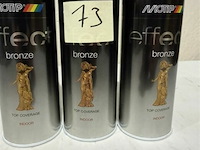 4x motip bronze gold 400ml (houdbaar tot 2034) - afbeelding 2 van  3