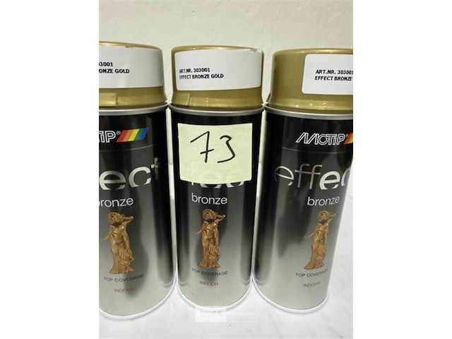 4x motip bronze gold 400ml (houdbaar tot 2034) - afbeelding 3 van  3