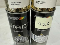 4x motip chrome effect gold 400ml houdbaar tot 2035 - afbeelding 2 van  3