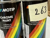 4x motip chrome paint metallic gloss 400ml (houdbaar tot 2034) - afbeelding 3 van  3