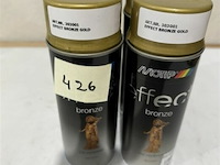 4x motip effect bronze gold 400ml houdbaar tot 2034 - afbeelding 1 van  3