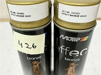 4x motip effect bronze gold 400ml houdbaar tot 2034 - afbeelding 3 van  3