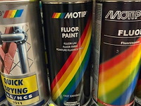 4x motip fluo geel 400ml (houdbaar tot 2034) - afbeelding 3 van  3