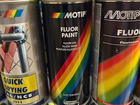 4x motip fluo geel 400ml (houdbaar tot 2034) - afbeelding 3 van  3