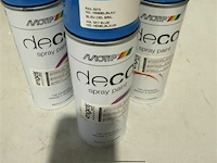 4x motip hemelsblauw ral5015 400ml (houdbaar tot 2034) - afbeelding 2 van  3