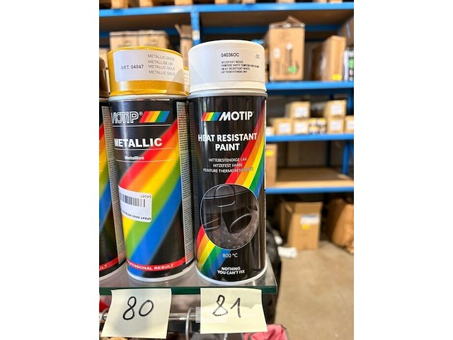 4x motip hittebestendig wit 400ml (houdbaar tot 2034) - afbeelding 2 van  2