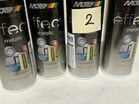 4x motip metallic black 400ml (houdbaar tot 2034)