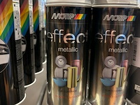 4x motip metallic brilliant silver 400ml (houdbaar tot 2034) - afbeelding 2 van  2