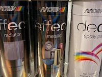4x motip metallic sparkling silver 400ml (houdbaar tot 2034) - afbeelding 1 van  2