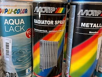 4x motip radiatorspray gebroken wit ral1013 400ml (houdbaar tot 2034) - afbeelding 1 van  2