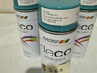 4x motip ral 5018 turquoise blue 400ml houdbaar tot 2034 - afbeelding 2 van  3