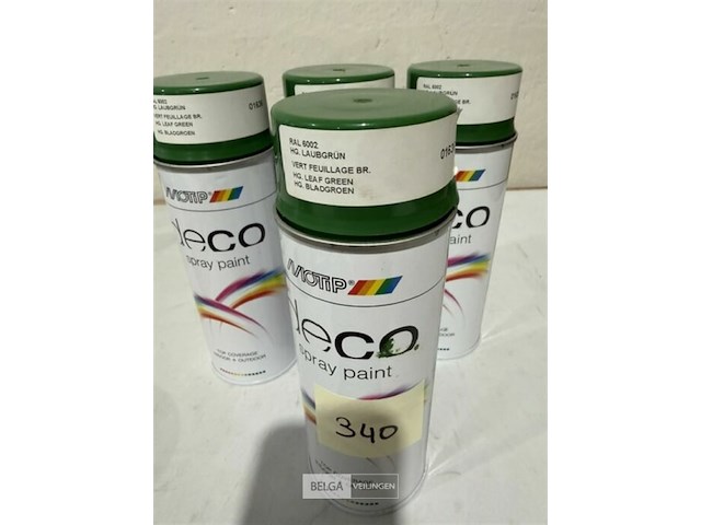 4x motip ral 6002 bladgroen houdbaar tot 2033 - afbeelding 3 van  3