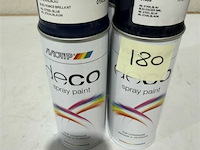 4x motip staalblauw 400ml (houdbaar tot 2034) - afbeelding 2 van  3