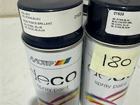 4x motip staalblauw 400ml (houdbaar tot 2034) - afbeelding 3 van  3