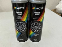 4x motip velgenlak zilver 500ml (houdbaar tot 2034) - afbeelding 2 van  3