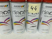 4x motip vuurrood ral3000 400ml (houdbaar tot 2034) - afbeelding 1 van  3