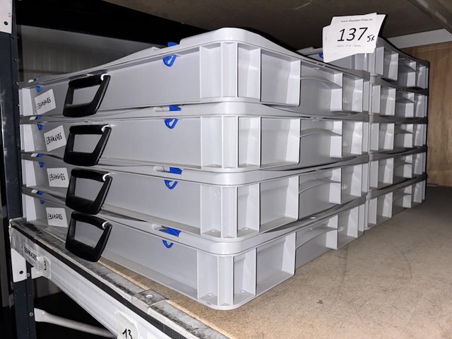 4x opbergkoffers - afbeelding 2 van  2