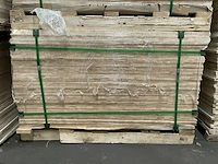 4x pallet balsa houtpanelen
